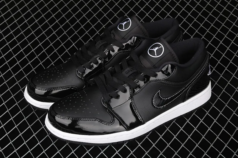 All categories Air Jordan Jordan series basketball shoes Air Jordan 1 Low G version pure original Air Jordan 1 Low ASW AJ1 Joe 1 low-top all-star patent leather black low-top basketball shoes DD1650-001